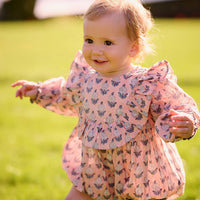 Pink Chicken Pink Dahlia Baby Brayden Bubble