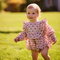 Pink Chicken Pink Dahlia Baby Brayden Bubble
