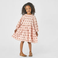 Pink Chicken Pink Flower Drop Katya Dress