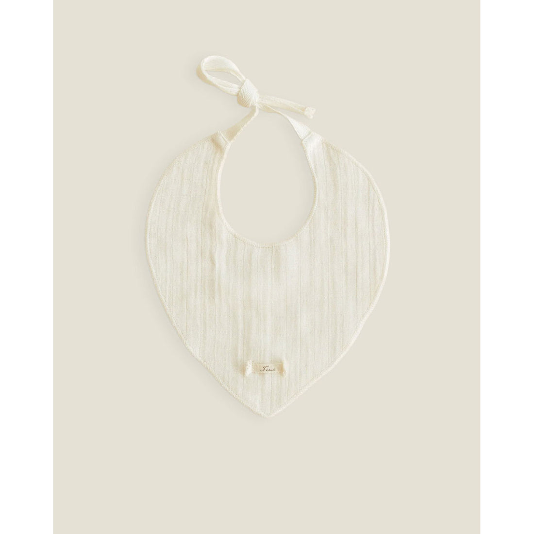 Ferne Ecru Drool Bib