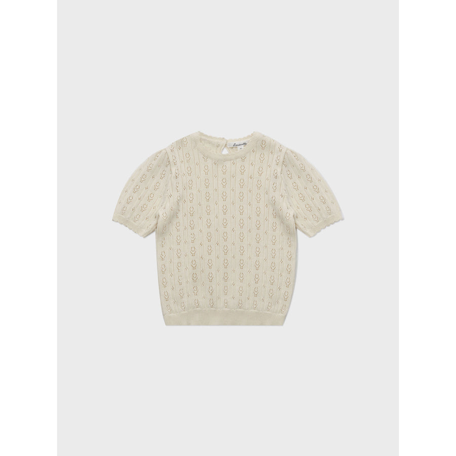 Louisiella Ecru Bron Knit Pullover