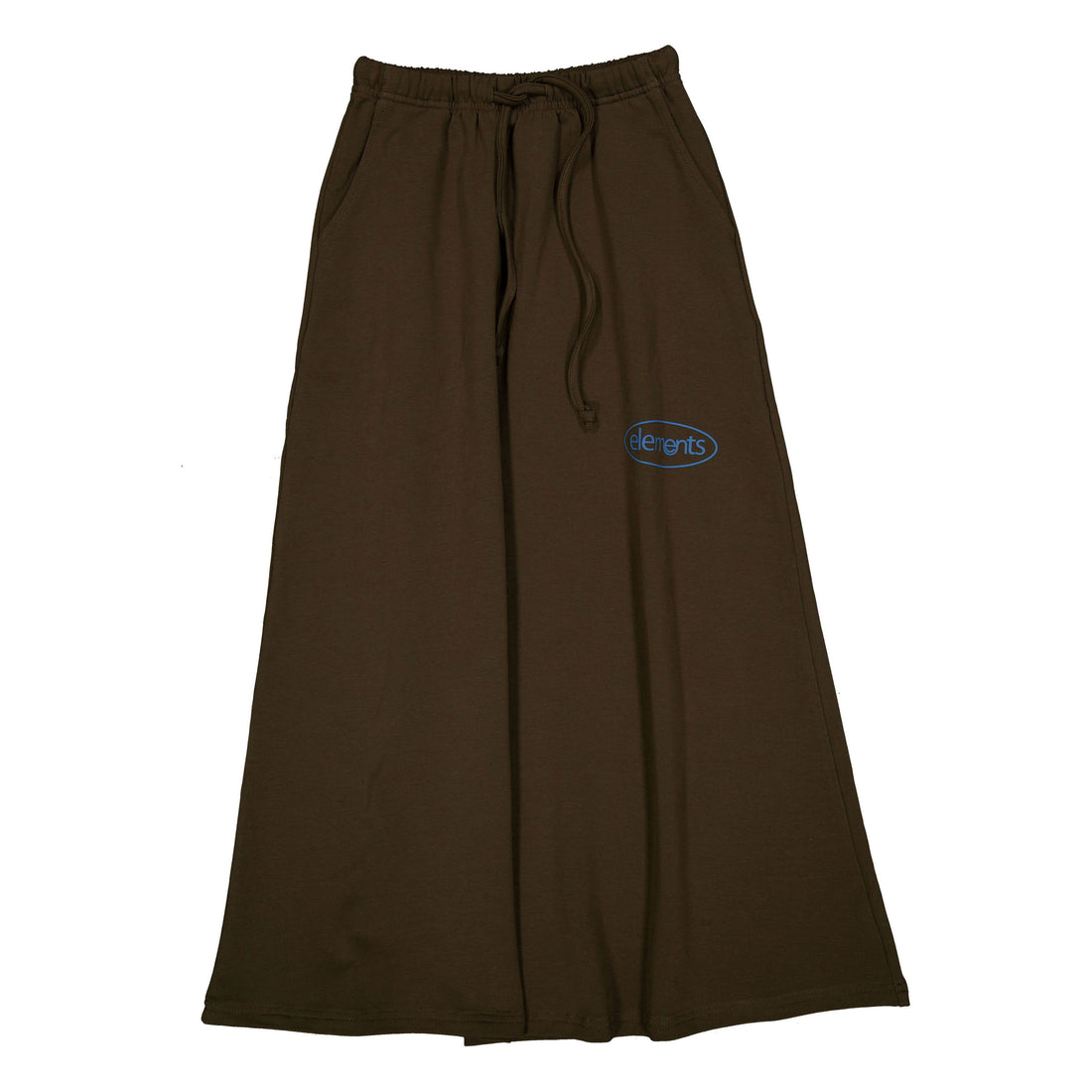 Elements Brown Sweatshirt Maxi Skirt