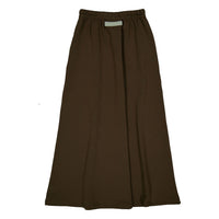 Elements Brown Sweatshirt Maxi Skirt