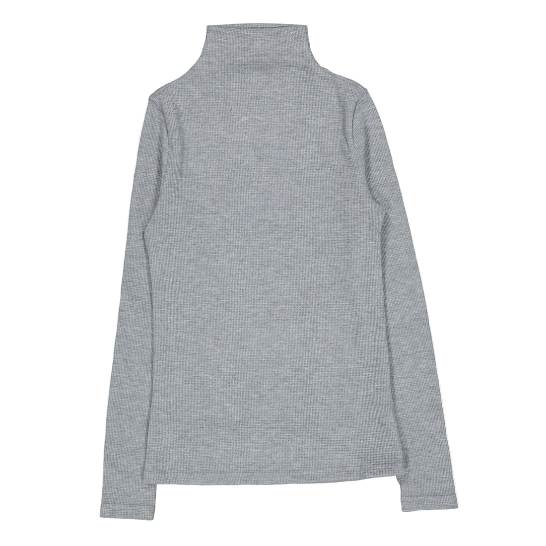 Elements Gray Waffle Turtleneck