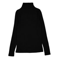 Elements Black Waffle Turtleneck