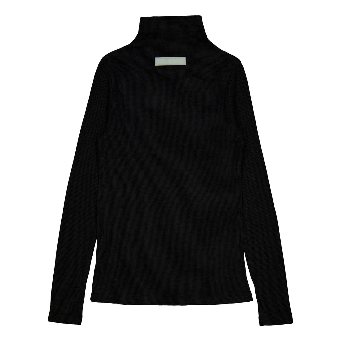 Elements Black Waffle Turtleneck