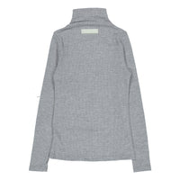 Elements Gray Waffle Turtleneck