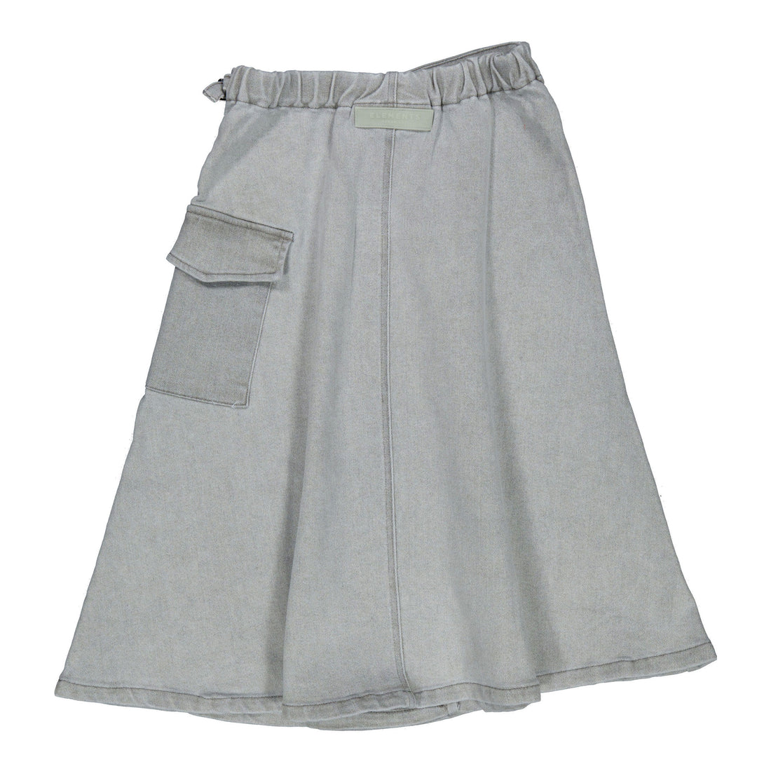 Elements Gray Denim Wrap Skirt