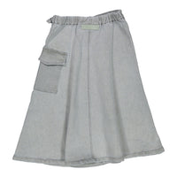 Elements Gray Denim Wrap Skirt