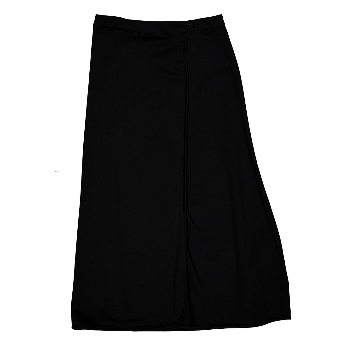 Elements Black Scuba Maxi Skirt