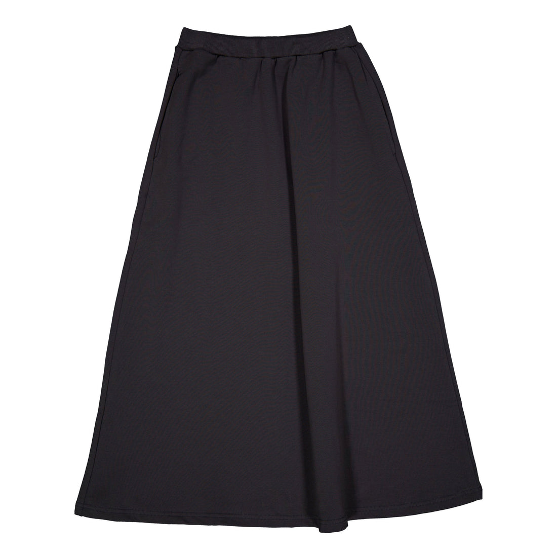 Elements Black Washed Denim Sweatshirt Maxi Skirt