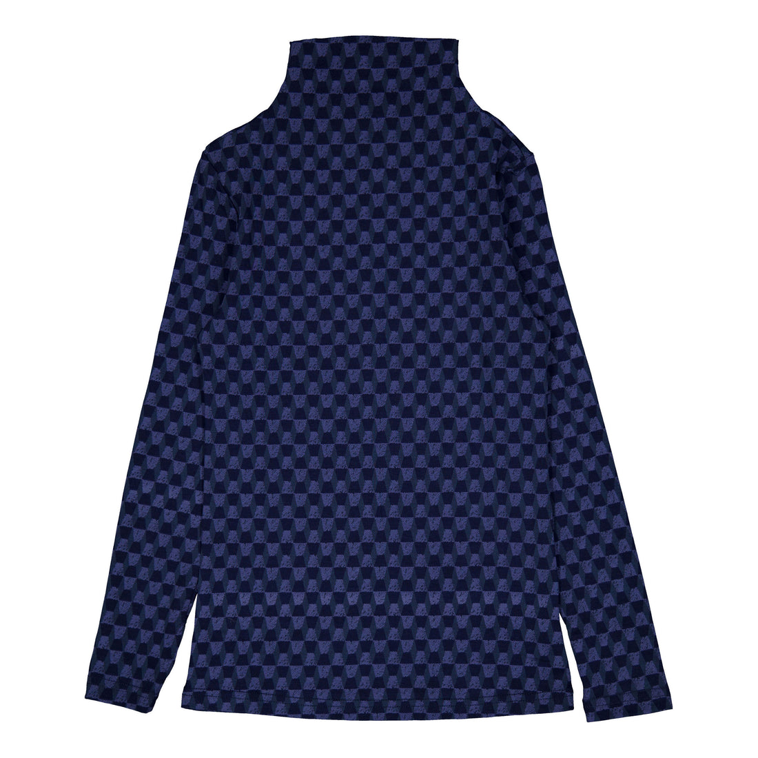 Elements Navy Geometric Turtleneck