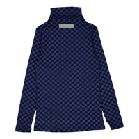 Elements Navy Geometric Turtleneck