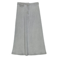 Elements Gray Denim Maxi Skirt
