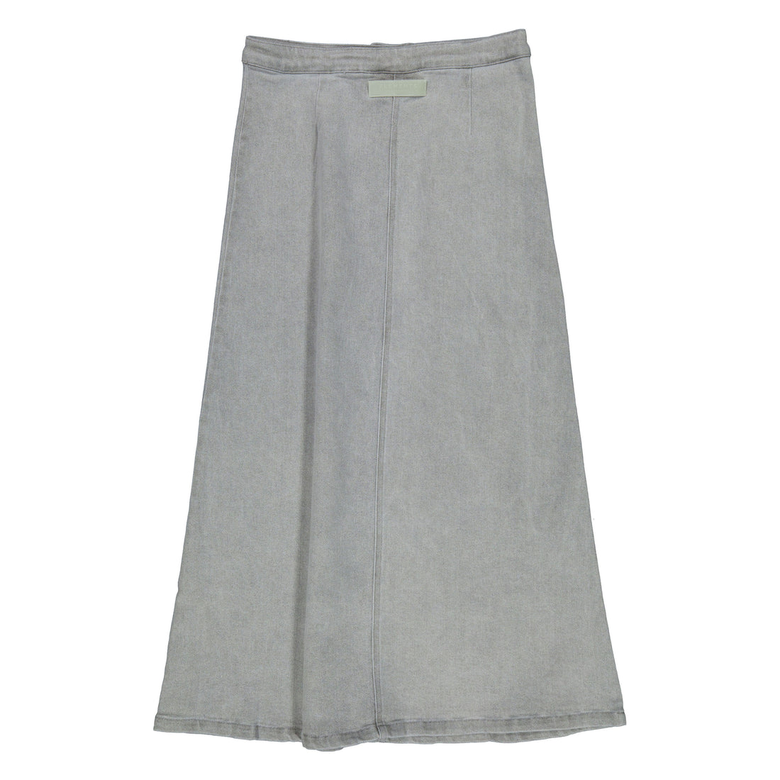 Elements Gray Denim Maxi Skirt
