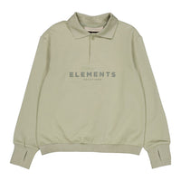 Elements Green Polo Sweatshirt