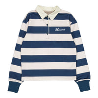 Elements Cream Striped Collar Sweatshirt