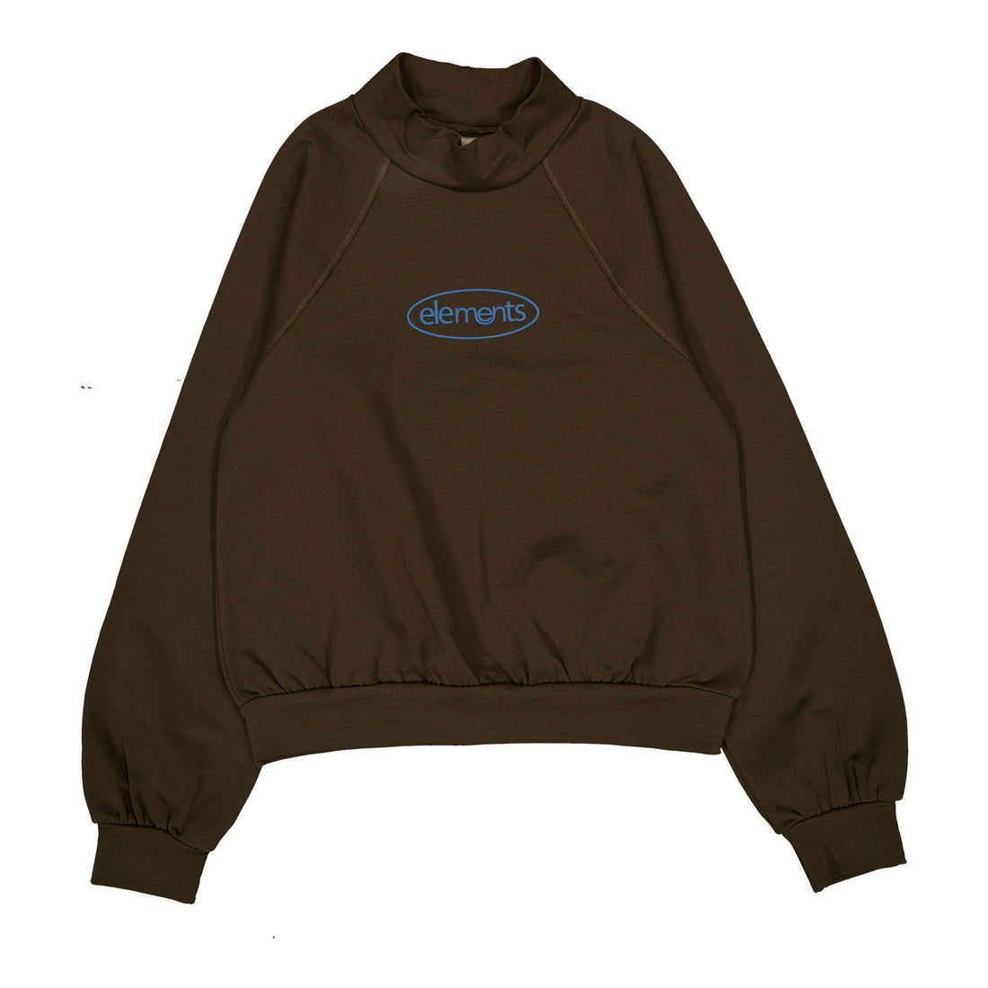 Elements Brown Turtleneck Sweatshirt