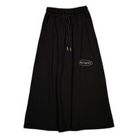 Elements Black Sweatshirt Maxi Skirt