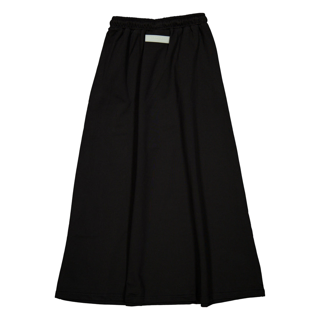 Elements Black Sweatshirt Maxi Skirt