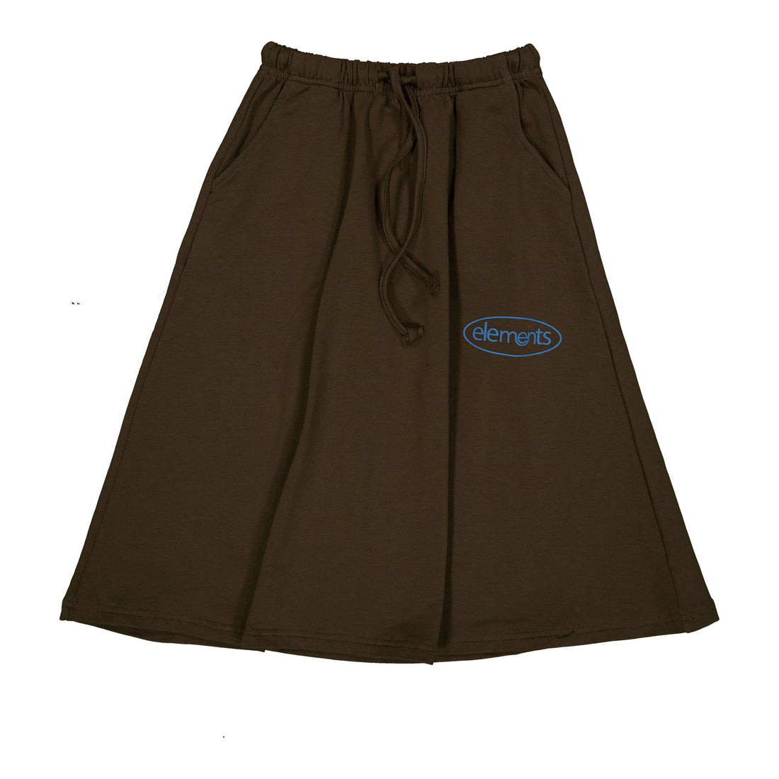 Elements Brown Sweatshirt Skirt