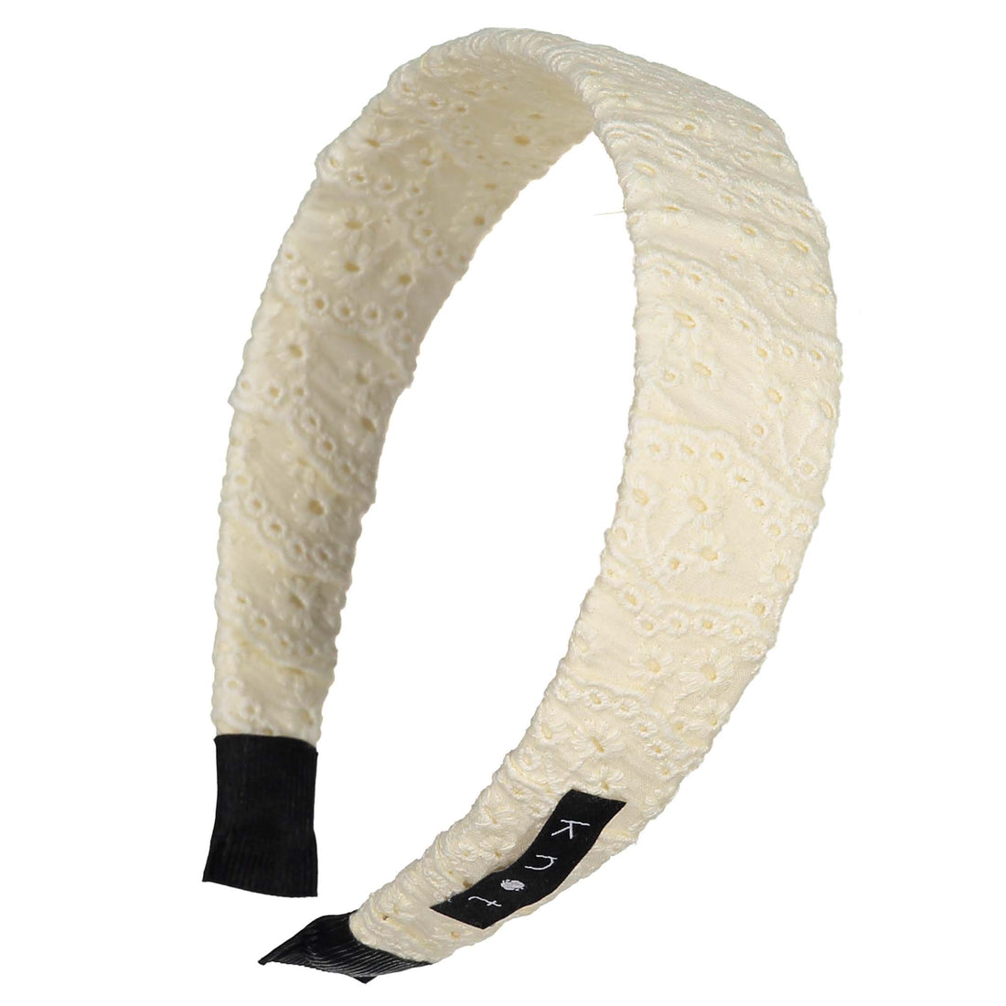 Knot Hairbands Creme Eyelet Headband
