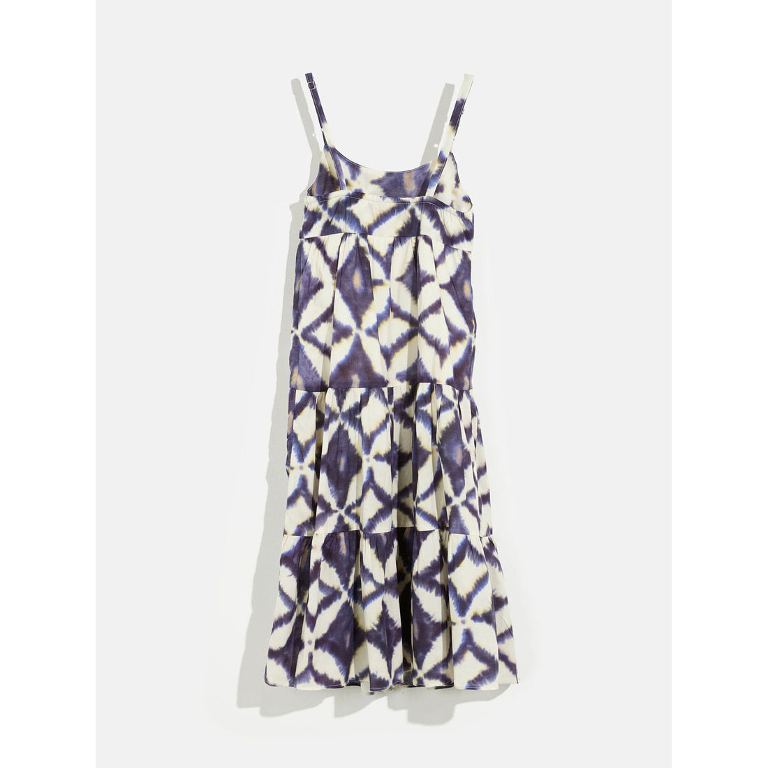 Bellerose White/ Purple Geo Designed Taiku Dress