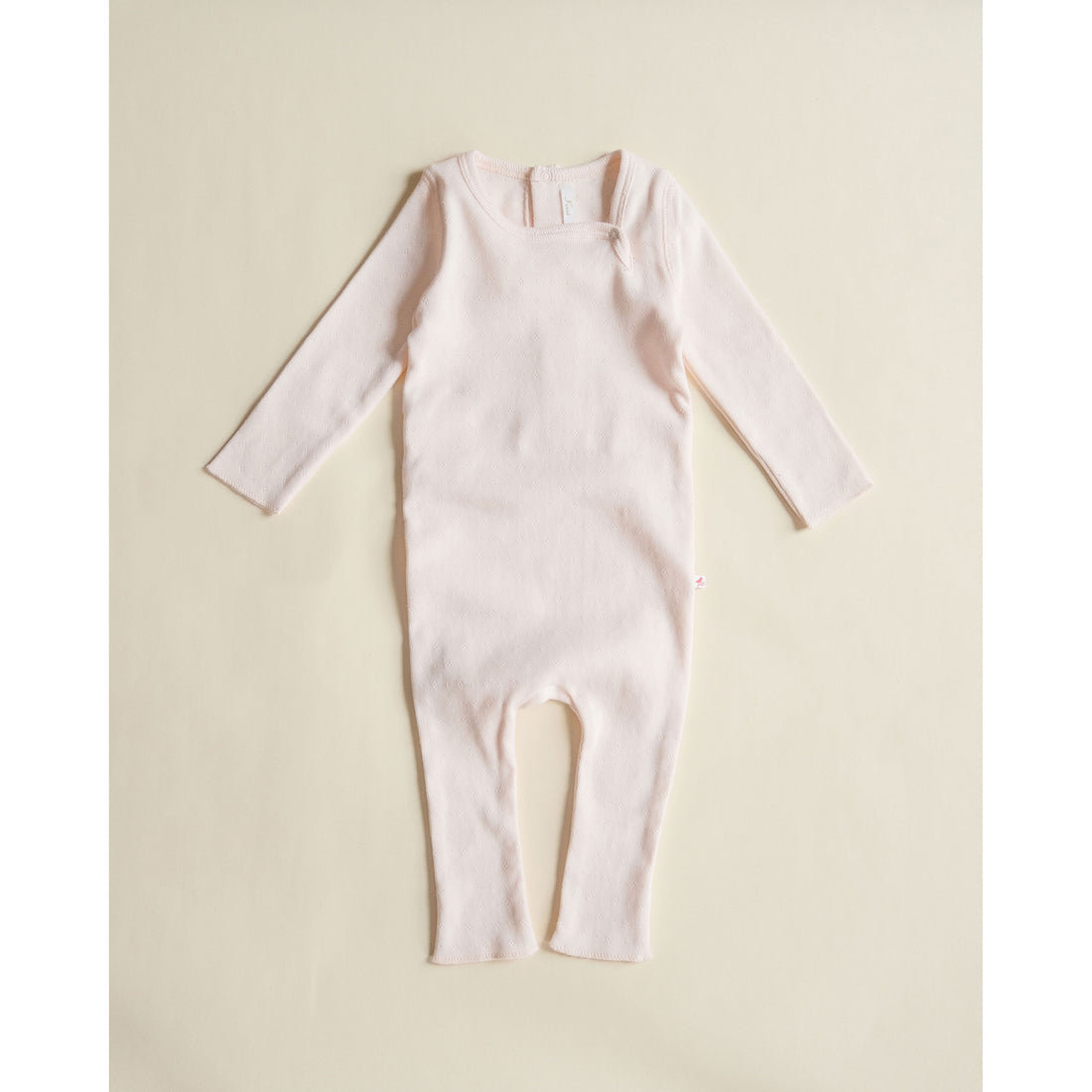 Ferne Barely Pink Pointelle Romper