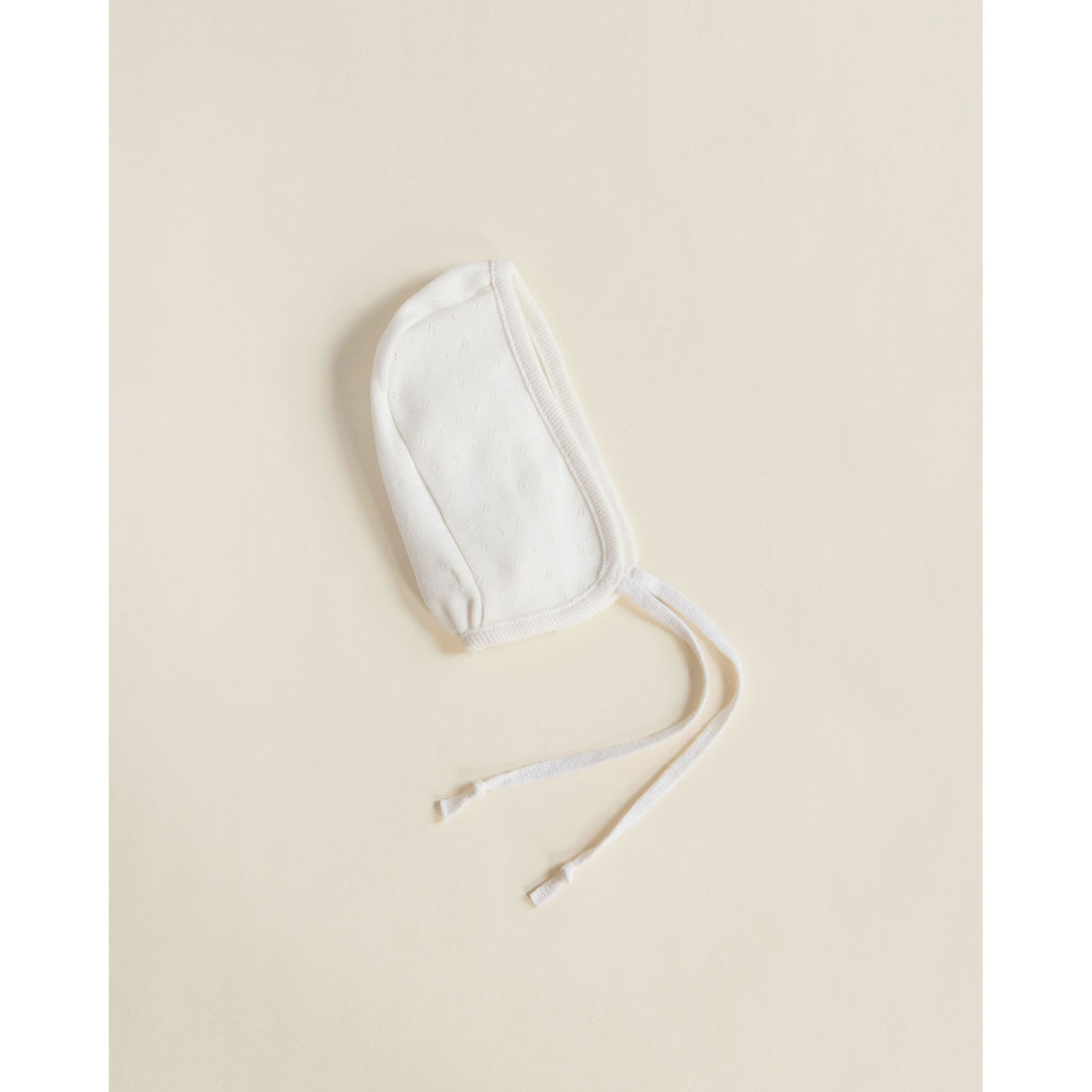 Ferne Dove White Pointelle Bonnet