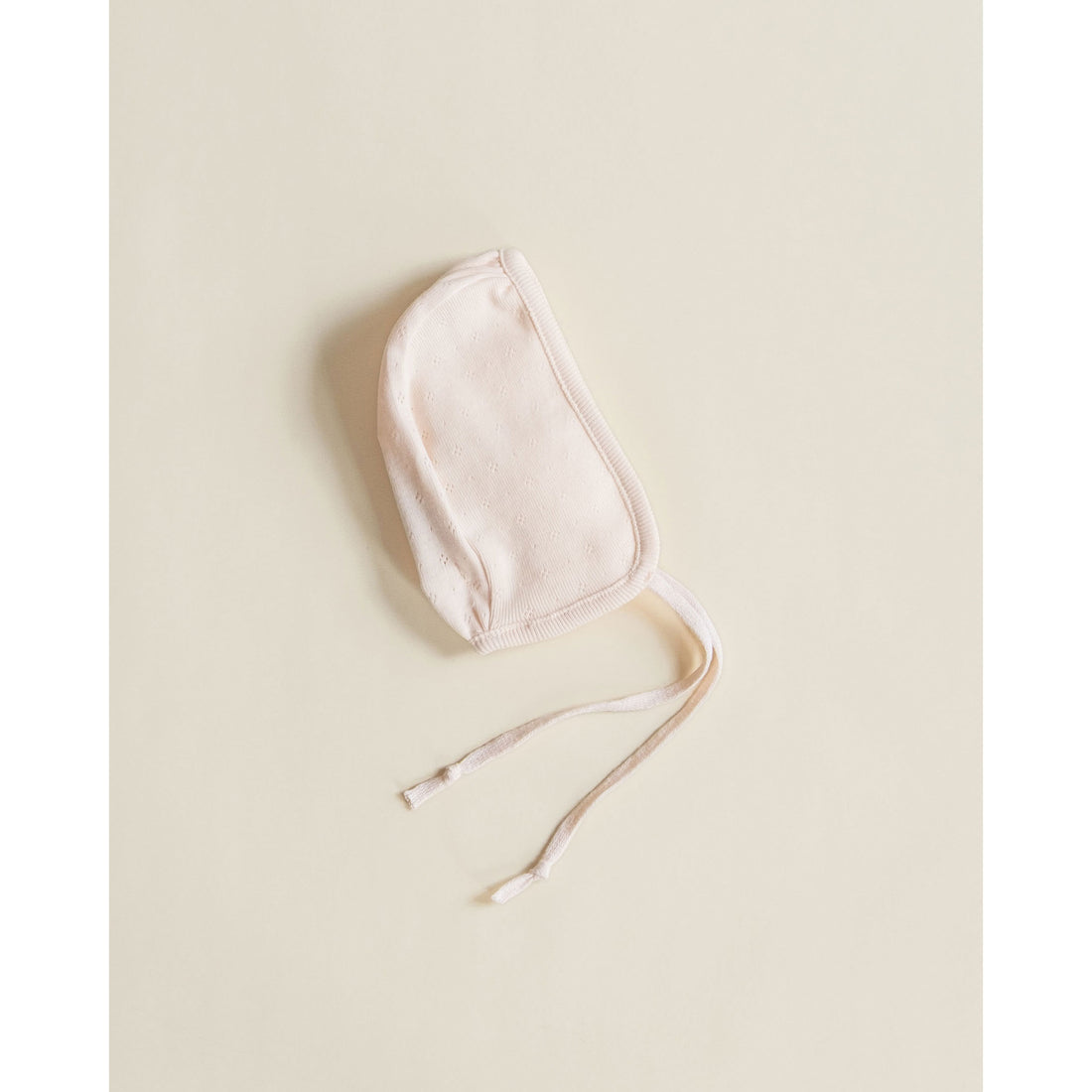 Ferne Barely Pink Pointelle Bonnet
