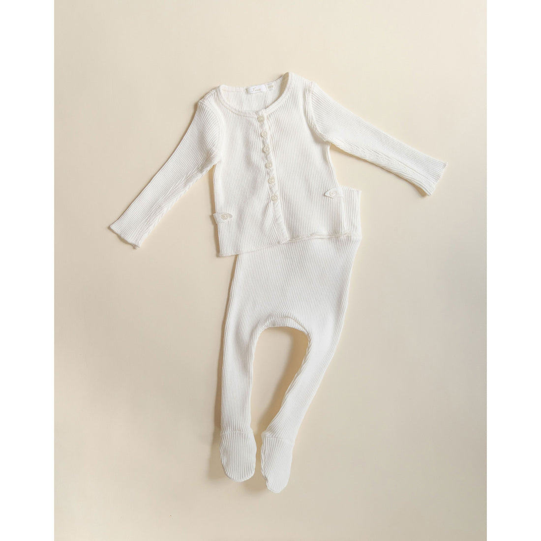 Ferne Dove White Footed Cardigan Set