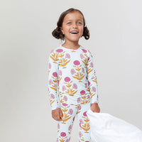 Pink Chicken Pink Dandelions Bamboo PJ Set