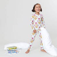 Pink Chicken Pink Dandelions Bamboo PJ Set