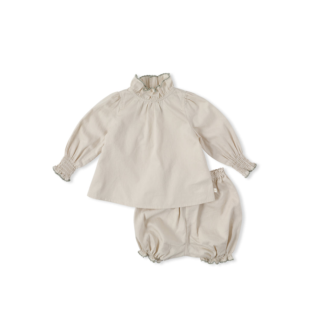 Bene Bene Light Beige Frill Twinset
