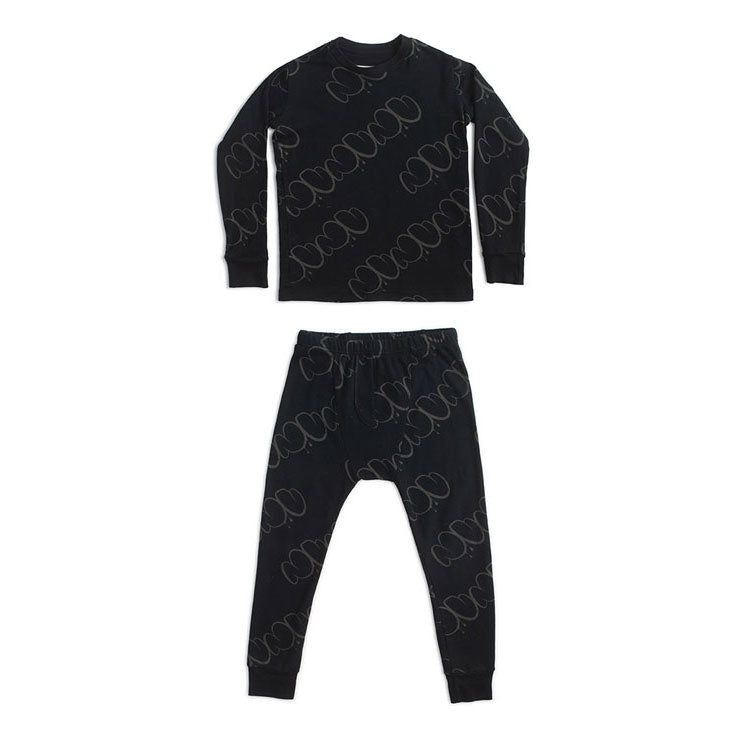 Nununu Black Bubbly Loungewear