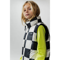 NUNUNU Smokey Natural Checkmate Down Vest