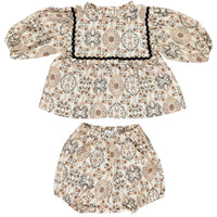 Bebe Organic  Vintage Floral Gabriella Baby Set