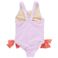 Pink Chicken Pink Faux Embroidery Stripe Sutton Suit