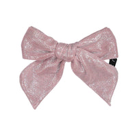 Knot Hairbands Pink Glimmer Bow Clip