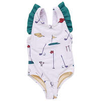 Pink Chicken Cream Golf Tournamant Liv Suit