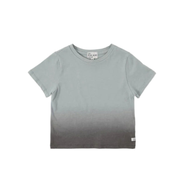 Bene Bene Grayish Blue Dip Dye T-shirt