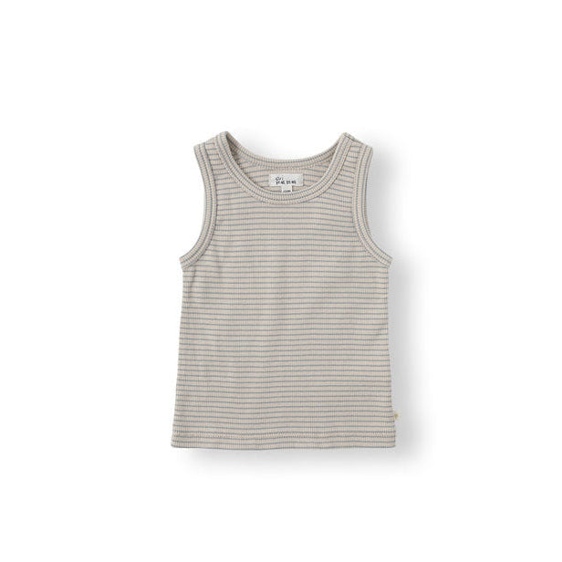 Bene Bene Grayish Blue Baby Bene Stripe Sleeveless