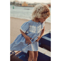 Louise Misha Blue Stripe Morlina Dress