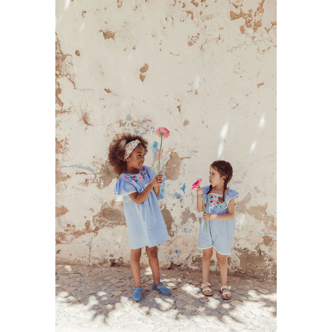 Louise Misha Light Blue Anna Dress