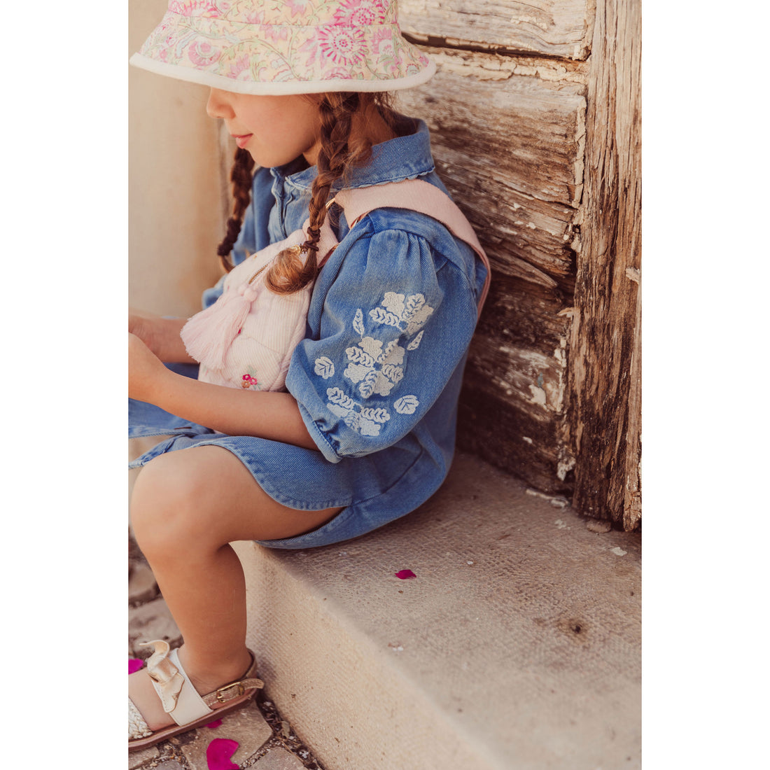 Louise Misha Stone Blue Inala Dress
