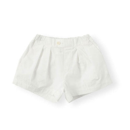 Bene Bene Ivory BENE Pleated Shorts
