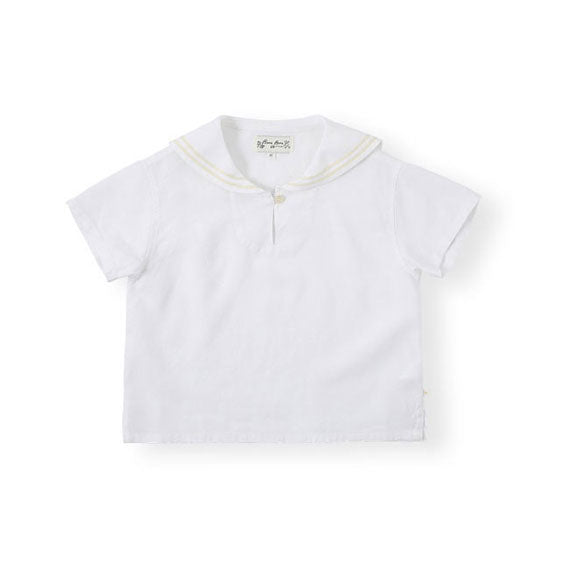 Bene Bene Ivory Marine Linen Shirt