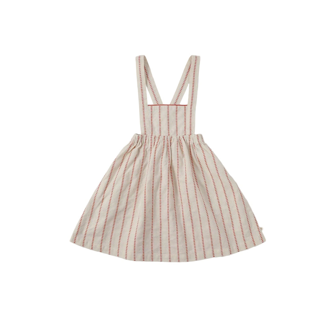 Bene Bene Natural Onde Jacquard Suspender Dress