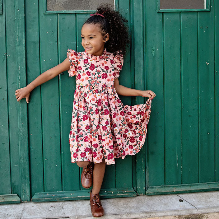 Pink Chicken Pink Daisy Floral Jennifer Dress