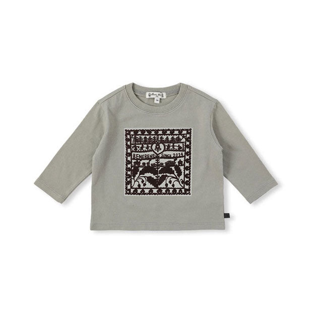 Bene Bene Khaki Green Woodcut Baby T-shirt